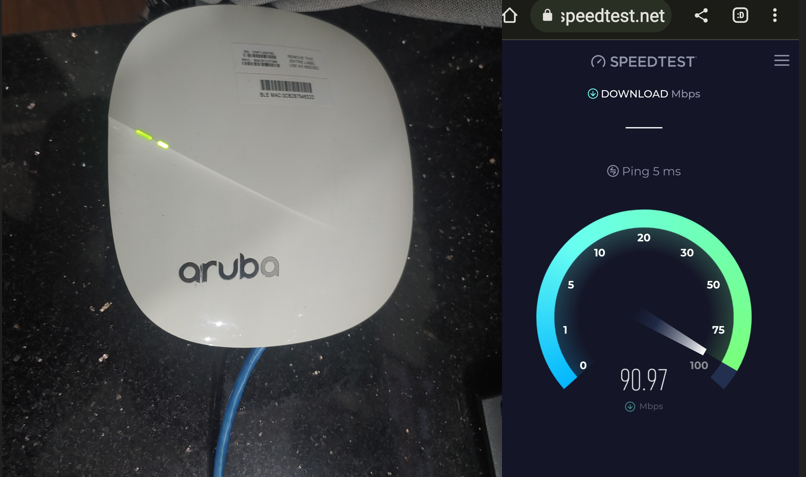 Wifi Aruba 315